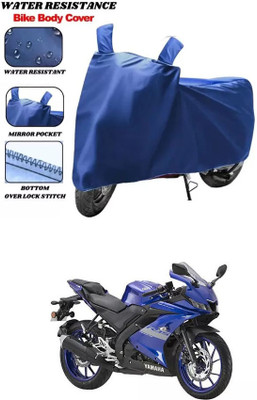 RONISH Waterproof Two Wheeler Cover for Yamaha(R15 V3, Blue)