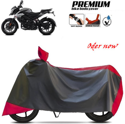 SK AUTO Waterproof Two Wheeler Cover for TVS, Hero, Honda, Bajaj(Red, Black)
