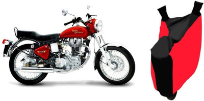 SK AUTO Two Wheeler Cover for Royal Enfield(Classic 500, Red, Blue)