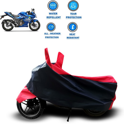 CODOKI Two Wheeler Cover for Suzuki(Gixxer SF 250, Red)