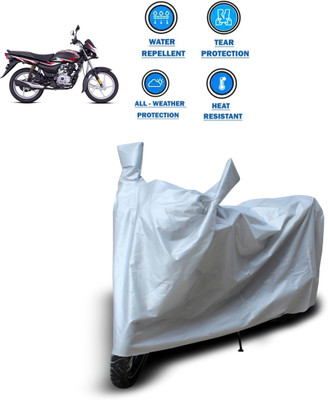 CODOKI Two Wheeler Cover for Bajaj(ComforTec, Silver)