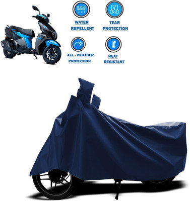CODOKI Two Wheeler Cover for TVS(Ntorq 125, Blue)