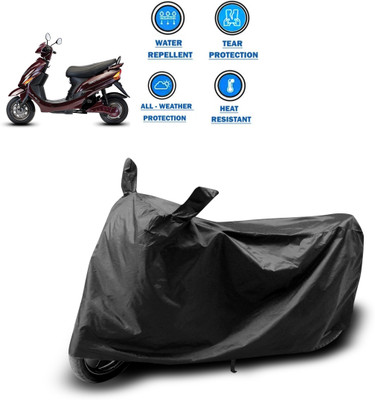 CODOKI Two Wheeler Cover for Hero(Electric Wave Dx, Black)