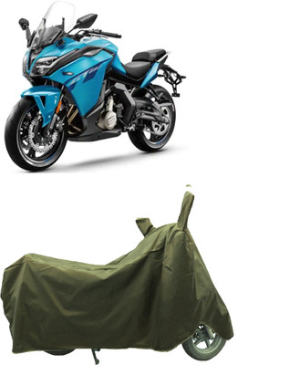 Coxtor Waterproof Two Wheeler Cover for CFMoto(650GT, Green)