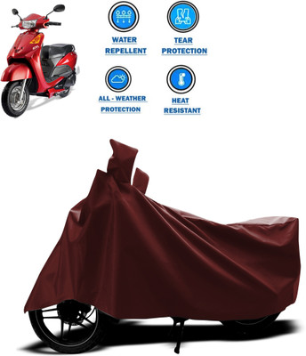 CODOKI Waterproof Two Wheeler Cover for Indus(Yo EXL, Maroon)