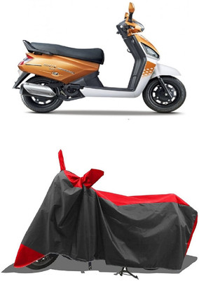 SUGASHRI Waterproof Two Wheeler Cover for Mahindra(Gusto Electric BS6, Red, Black)