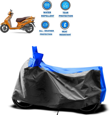 CODOKI Two Wheeler Cover for TVS(Wego, Grey)
