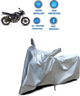CODOKI Two Wheeler Cover for Bajaj(Pulsar 135 LS DTS-i, Silver)