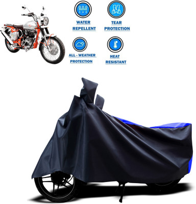 PAGORA Two Wheeler Cover for Royal Enfield(Bullet Trials 350, Blue)