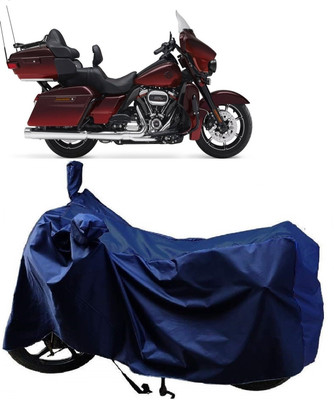MMSSTAR Waterproof Two Wheeler Cover for Harley Davidson(CVO Limited, Blue)