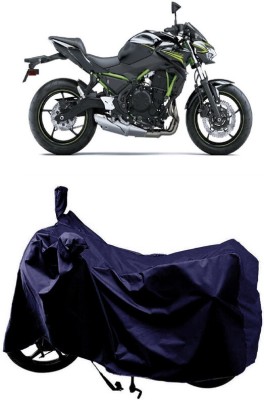 SUGASHRI Waterproof Two Wheeler Cover for Kawasaki(Z650 BS6, Blue)