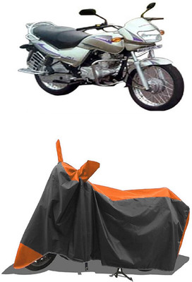 SUGASHRI Waterproof Two Wheeler Cover for LML(Freedom LS, Orange, Black)