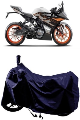 SUGASHRI Waterproof Two Wheeler Cover for KTM(RC 125, Blue)