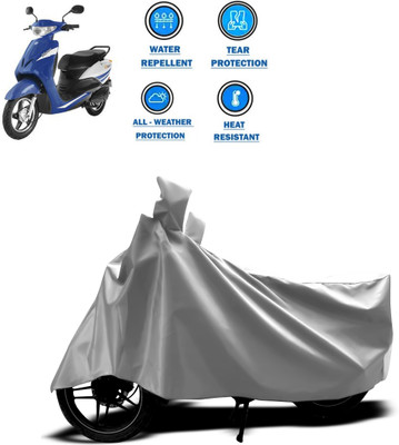 PAGORA Two Wheeler Cover for Indus(Yo Xplor, Silver)