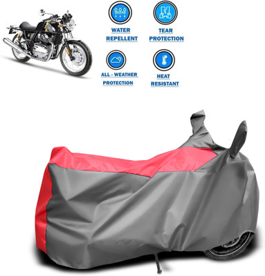 PAGORA Waterproof Two Wheeler Cover for Royal Enfield(Continental GT 650, Grey)