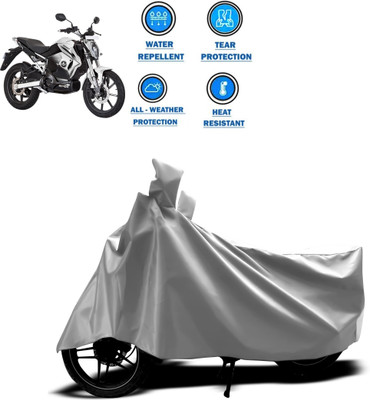 CODOKI Two Wheeler Cover for Revolt(RV 400, Silver)