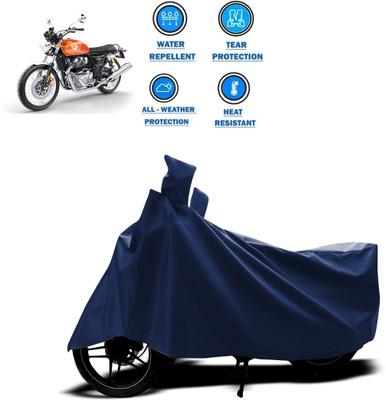 CODOKI Two Wheeler Cover for Royal Enfield(Interceptor 650, Blue)