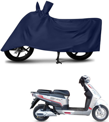 SK AUTO Two Wheeler Cover for Hero(Electric NYX e5, Blue)