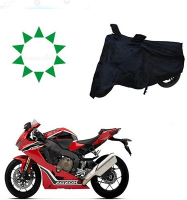 DeepShakshi AUTOMOTIVE Waterproof Two Wheeler Cover for Honda(CBR 1000RR, Black)