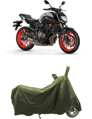 Coxtor Waterproof Two Wheeler Cover for Yamaha(MT 07 BS6, Gold)