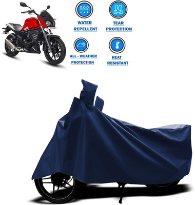 CODOKI Two Wheeler Cover for Mahindra(Mojo UT 300, Blue)