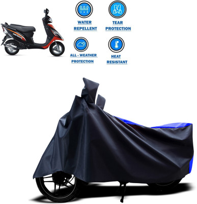 CODOKI Two Wheeler Cover for TVS(Scooty Streak, Blue)
