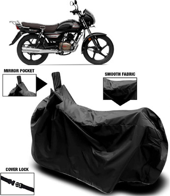 MMSSTAR Waterproof Two Wheeler Cover for TVS(Radeon, Black)