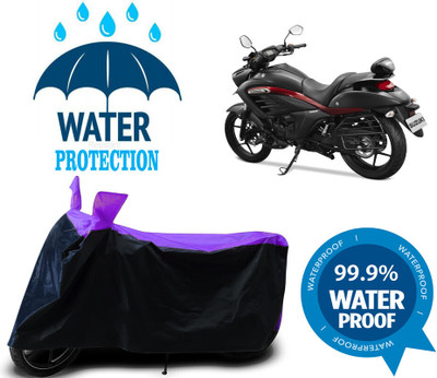 Mdstar Waterproof Two Wheeler Cover for Suzuki(Intruder M800, Multicolor)