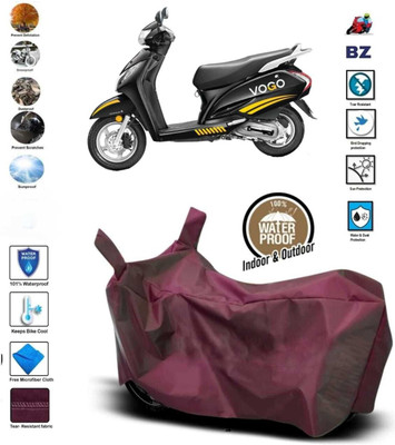 DeepShakshi AUTOMOTIVE Waterproof Two Wheeler Cover for Honda(Activa, Maroon)