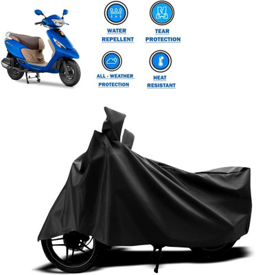 PAGORA Two Wheeler Cover for TVS(Zest, Black)