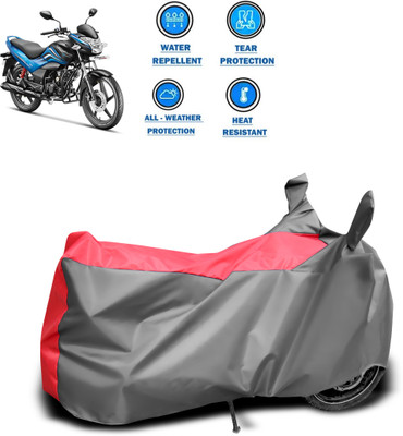 PAGORA Two Wheeler Cover for Hero(Passion Xpro, Grey)
