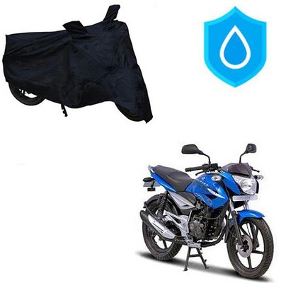 DeepShakshi AUTOMOTIVE Waterproof Two Wheeler Cover for Bajaj(XCD 125cc, Black)