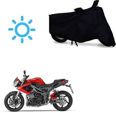 Mdstar Waterproof Two Wheeler Cover for DSK Benelli(TNT R, Black)