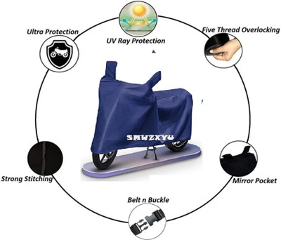 SK AUTO Waterproof Two Wheeler Cover for Bajaj(Pulsar 180F, Blue)