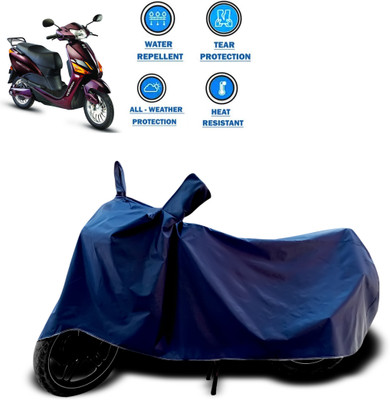 PAGORA Two Wheeler Cover for Hero(Electric Optima Plus, Blue)