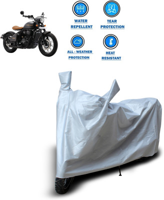 CODOKI Two Wheeler Cover for JAWA(Silver)