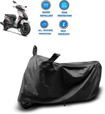 CODOKI Two Wheeler Cover for Suzuki(Let's, Black)