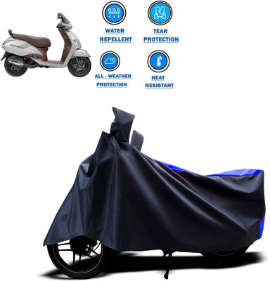 PAGORA Two Wheeler Cover for TVS(Jupiter, Blue)