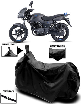 MMSSTAR Waterproof Two Wheeler Cover for Bajaj(Pulsar 125 Neon, Black)