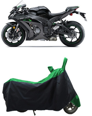 Coxtor Waterproof Two Wheeler Cover for Kawasaki(Ninja ZX-10R SE, Green)