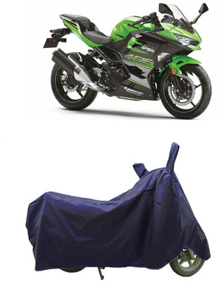 Coxtor Waterproof Two Wheeler Cover for Kawasaki(Ninja 400, Blue)