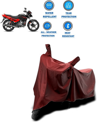 PAGORA Waterproof Two Wheeler Cover for Hero(Glamour Programmed FI, Maroon)