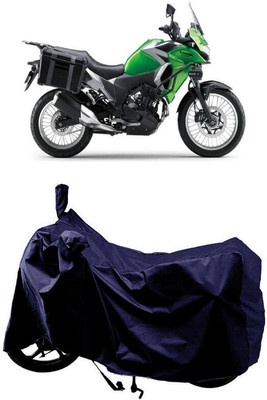 SUGASHRI Waterproof Two Wheeler Cover for Kawasaki(Versys-X 300, Blue)