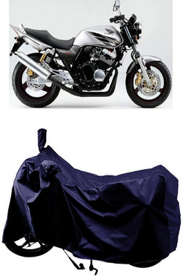 SUGASHRI Waterproof Two Wheeler Cover for Honda(CB 400, Blue)