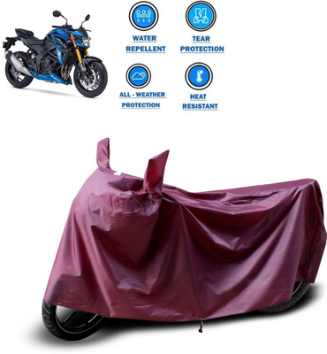 CODOKI Waterproof Two Wheeler Cover for Suzuki(GSX, Maroon)