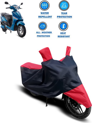 CODOKI Two Wheeler Cover for Hero(Electric Optima, Red)