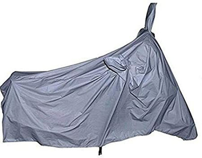MATA STORE Waterproof Two Wheeler Cover for Hero(Splendor Plus, Silver)