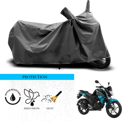 ANTHUB Waterproof Two Wheeler Cover for Yamaha(FZ S FI (V 2.0), Grey)