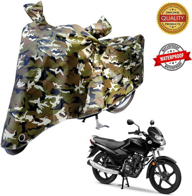 Laxnera Waterproof Two Wheeler Cover for TVS(Sport, Green, Black)