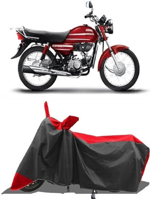 SK AUTO Waterproof Two Wheeler Cover for Honda(CD Dawn, Red, Black)